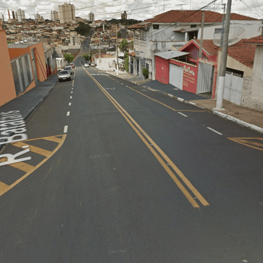 Foto do local Ladeira da Rua Batatais