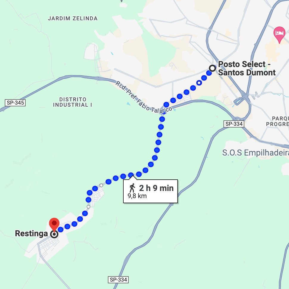 Foto do local Rota de Franca a Restinga